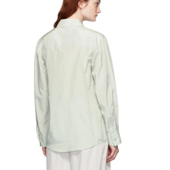 Low Classic Green Silk Shirt - Picture 2 of 10